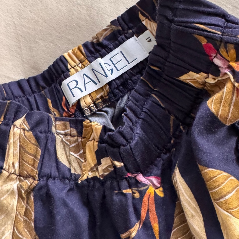 Rangel Blue and Gold Matching Set Chic Crop Top and Skirt 4T - Picture 5 of 7